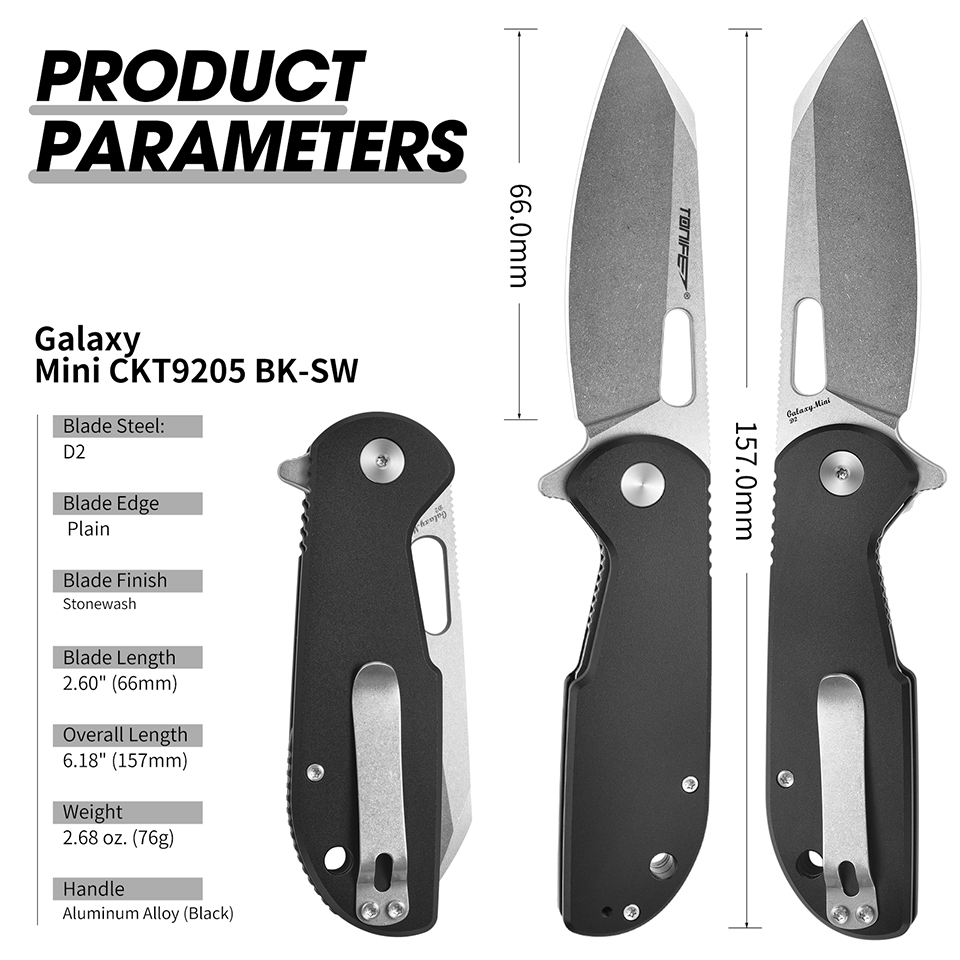 Edc Every Day Carry おもちゃ - Складной нож TONIFE Galaxy Mini CKT9205