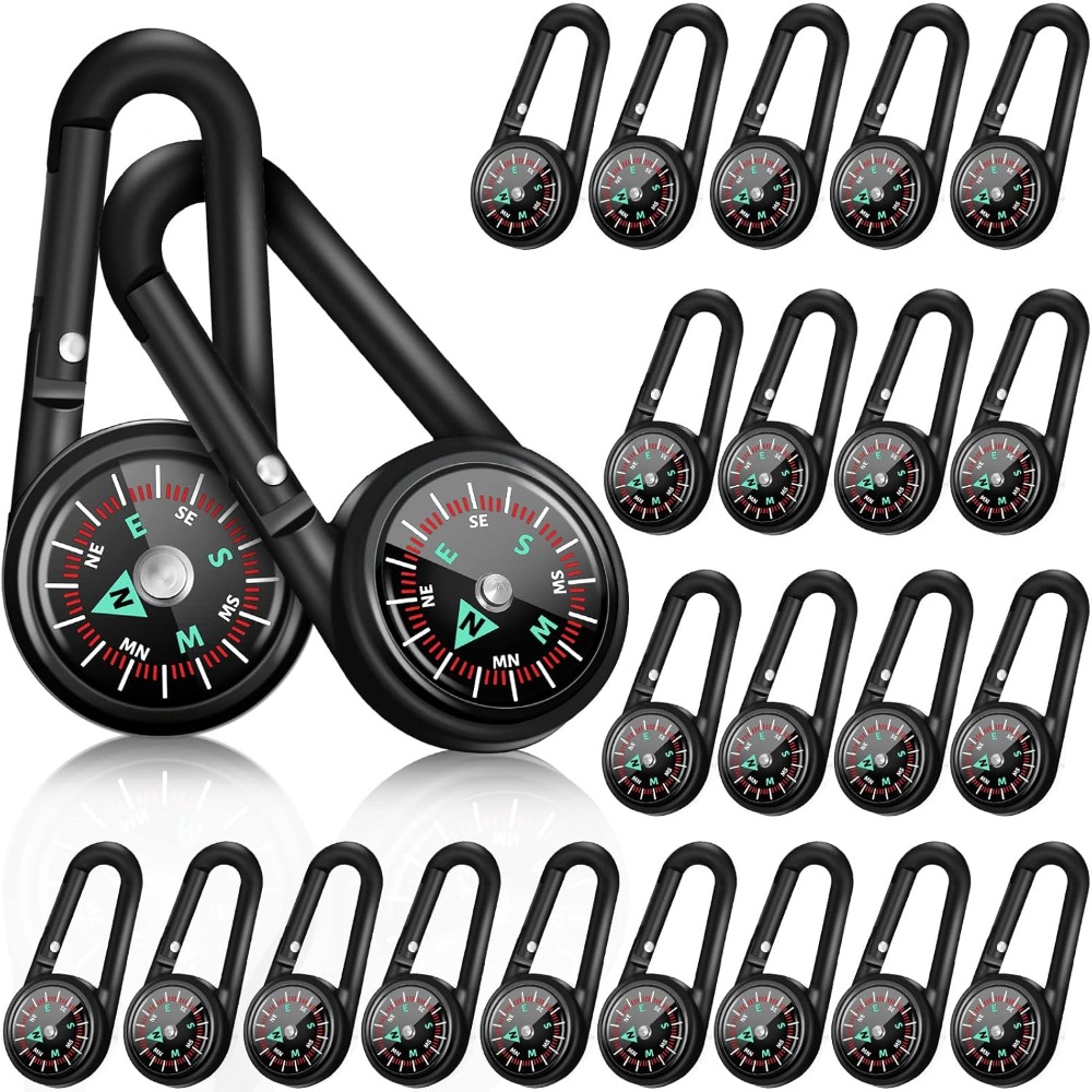 Compass Keychain Mini - 6-50 шт. мини-магнитных компасов-брелоков для походов,