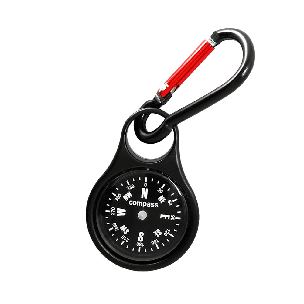 Compass Keychain Mini - Мини-компас для выживания с карабином, легкий,