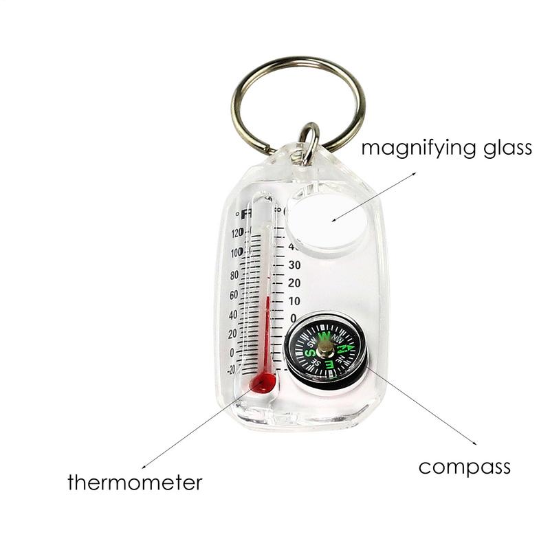 Мини-брелок, многофункциональн – обзор и цена Compass Keychain Mini