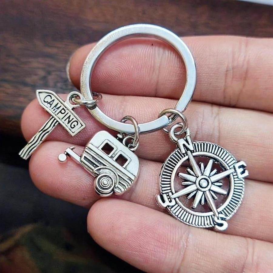 1/5/10/20/50/100 шт. брелоков  – обзор и цена Compass Keychain Mini
