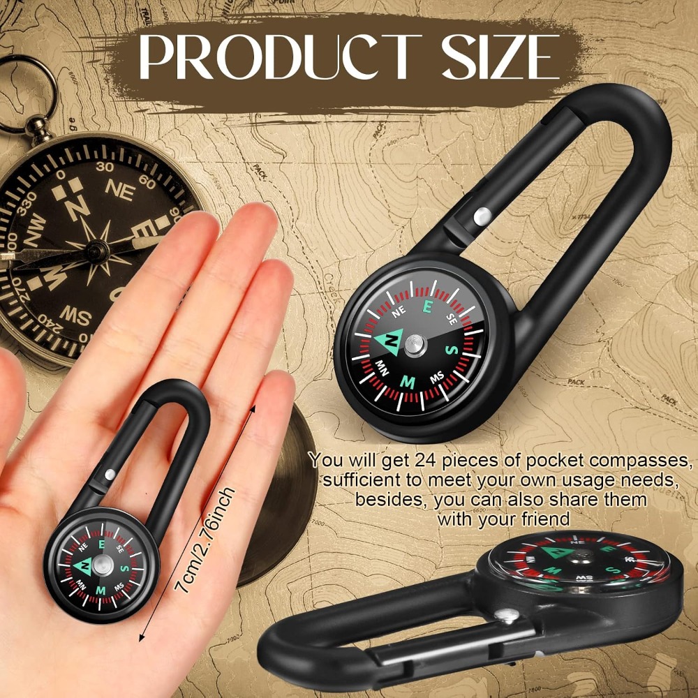 6-50 шт. мини-магнитных компас – обзор и цена Compass Keychain Mini