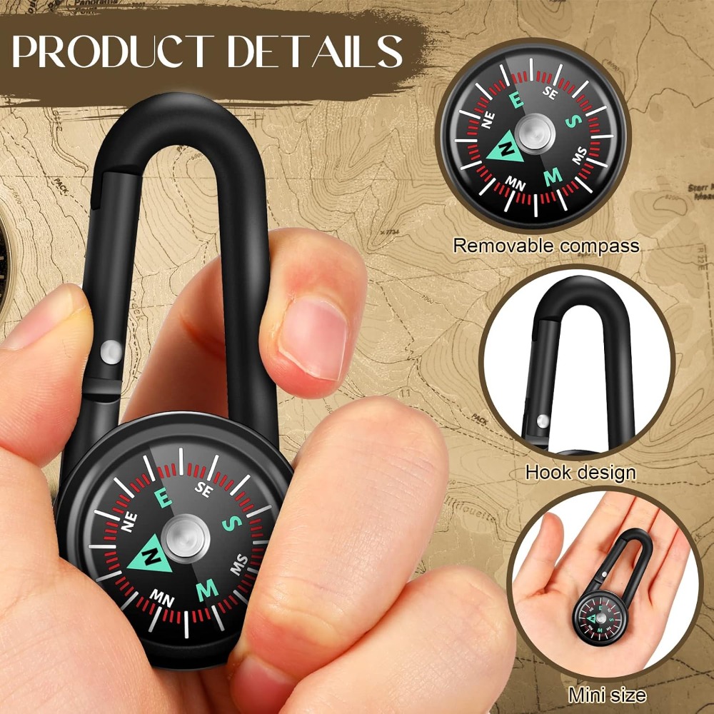 6-50 шт. мини-магнитных компас – обзор и цена Compass Keychain Mini