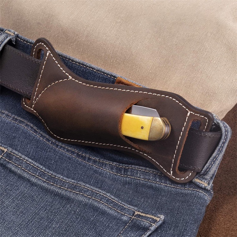 Наружная поясная чехол-кобура  – обзор и цена Edc Carry Belt Leather